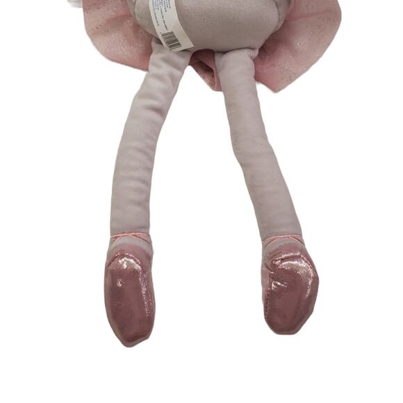 Elephant Ballerina Pink Sparkle Plush 20 Inch Elephant Ballerina Plush Toy Stuff - Picture 7 of 12